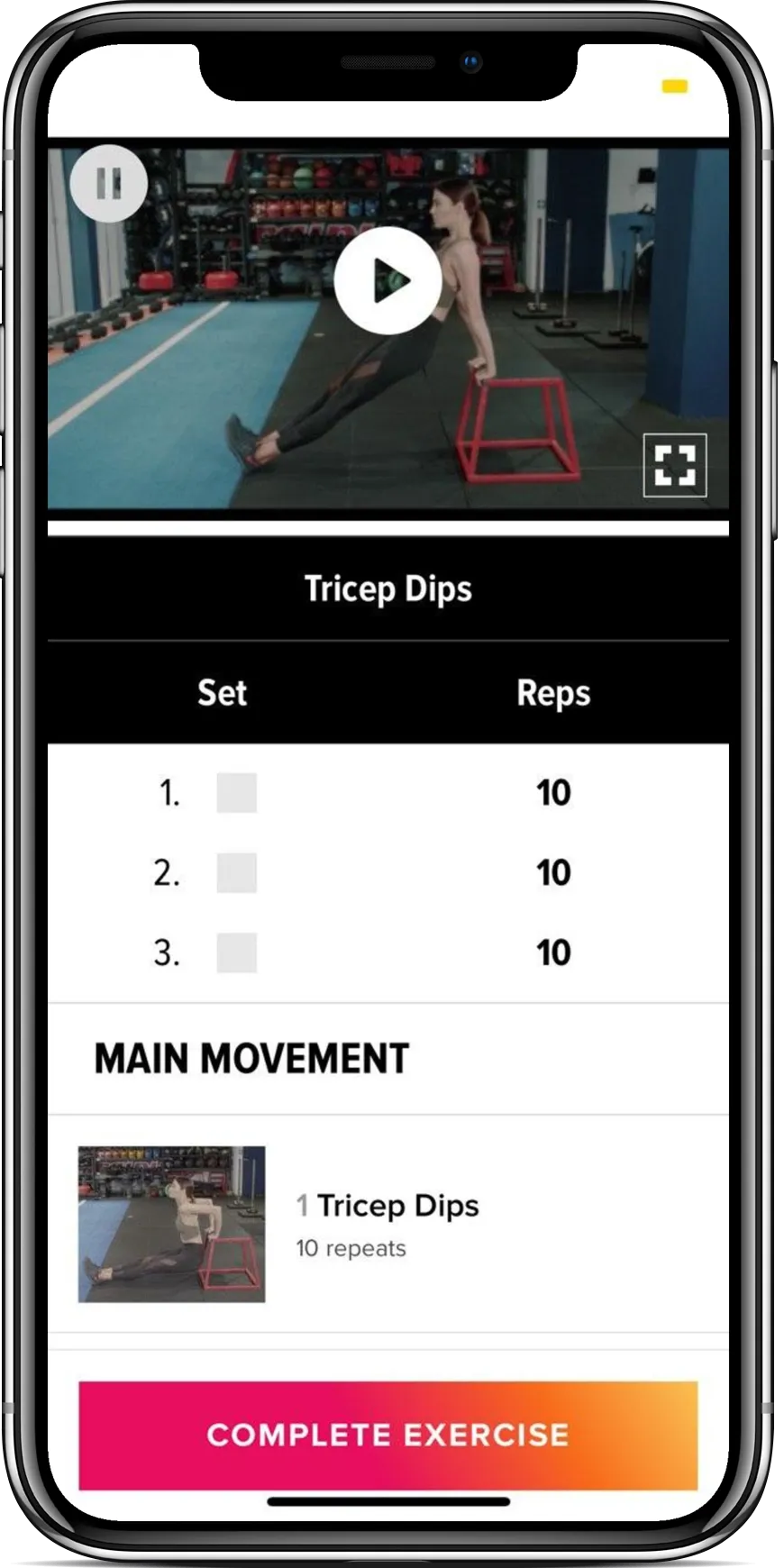 Shift app network connectivity interface showing workout video streaming and network status monitoring features